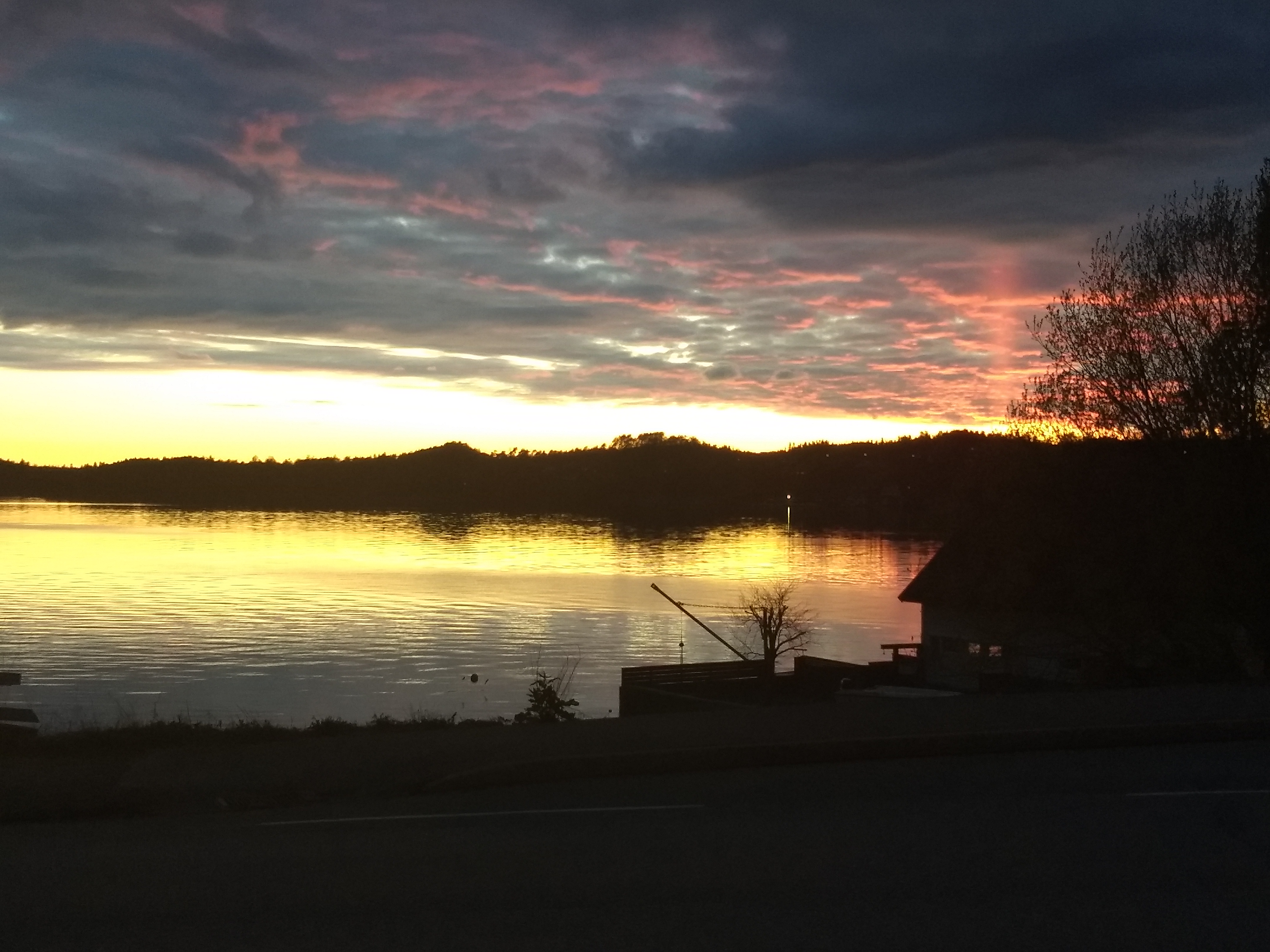 Solnedgang etter Sasha